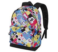 Disney 100 Collage-Mochila HS FAN 2.0, Multicolor, 30 x 41 cm, Capacidad 22 L