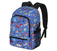 Disney 100 Family-Mochila Fight FAN 2.0, Azul, 31 x 44 cm, Capacidad 24 L