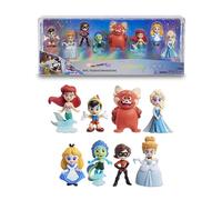 Disney 100 - Pack Epic Transformations, Juguete Coleccionable con Personajes de Disney, Incluye 8 Figuras Diferentes, Licencia 100% Oficial de Producto, 12 para coleccionar, 3 años, Famosa (DED16500)