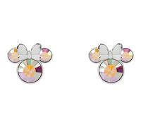 Disney 100 pendientes bañados en plata con cristales de minnie mouse,