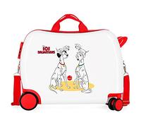 Disney 101 Dalmatas Maleta Infantil Blanco 50x39x20 cms Rígida ABS Cierre de combinación Lateral 34L 1,8 kgs 4 Ruedas