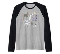 Disney 101 Dalmatians 65th Anniversary Pongo's Dog Park Pals Camiseta Manga Raglan