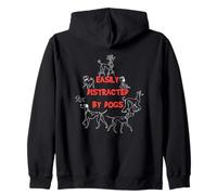 Disney 101 Dalmatians "Easily Distracted by Dogs" Funny Dog Sudadera con Capucha