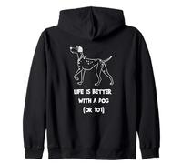 Disney 101 Dalmatians "Life is Better with a Dog (or 101)" Sudadera con Capucha