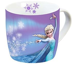 Disney 12753 Elsa Taza de Porcelana, Multicolor, 11,5 x 8 x 8 cm