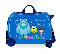 Disney Boo! Maleta Infantil Azul 50x38x20 cms Rígida ABS Cierre de combinación lateral 34L 3 kgs 4 Ruedas 0