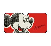 ARDITEX WD16236 Protector de Sol Frontal para Coche 130x70cm de Disney-Mickey