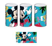ARDITEX WD15595 Hucha de Metal de 10x10x17.5 cm. de DISNEY-Mickey