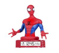 Disney 3D Spiderman Reloj Despertador Digital con Luz Nocturna para Niños