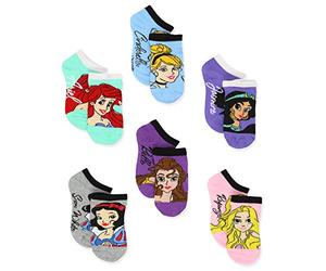 Disney 43dp271xnsyt-pur Calcetines, Nombres de Princesas Invisibles, Large para Niñas