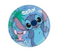 Disney - 8 Platos de papel Stitch