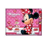 Disney 85972 - Libro de autógrafos de Minnie Mouse con bolígrafo