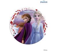 Procos-Folat 93430P Platos Papel FSC Frozen 2 23cm-8 piezas, multicolor, 23 centimeters