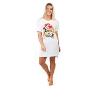 Disney A Princess Thing Sleep tee Camisón, Blanco (White Wht), X-Large para Mujer