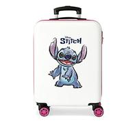 Trolley disney abs suitcase 55cm.4w. adorable stitch blanco Talla única