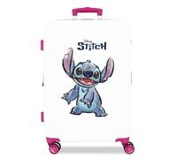 Trolley disney abs suitcase 65cm.4w adorable stitch blanco Talla única