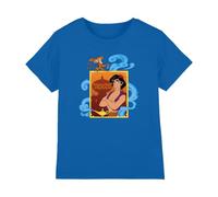Disney Aladdin Aladdin Diamond In The Rough, with Abu and The Magic Lamp Unisex Kids T Shirt Camisa Unisex niños (Pack de 1)