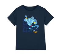 Disney Aladdin Aladdin Let's Make Some Magic with The Genie Unisex Kids T Shirt Camisa Unisex niños (Pack de 1)