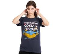 Disney Aladdin Aladdin The Genie Has Phenomenal Cosmic Powers Ladies T Shirt, Deep Navy Camiseta, Azul Marino Profundo, XXL para Mujer