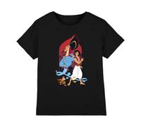 Disney Aladdin Aladdin The Genie, Jafar and Abu Unisex Kids T Shirt Camiseta Niños