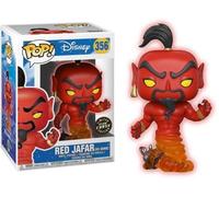 Disney ALADDIN Chase Brillo Rojo Jafar Como Genie 9.5cm Pop Vinilo Figura Funko