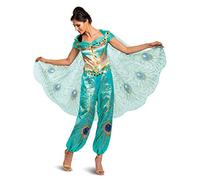 Disney Aladdin Live Action Womens Jasmine Fancy Dress Costume Small