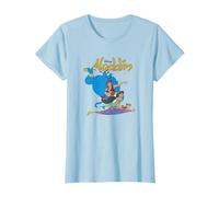 Disney Aladdin Vintage Group Shot Logo Camiseta