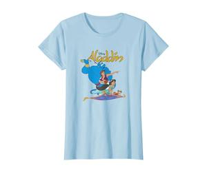 Disney Aladdin Vintage Group Shot Logo Camiseta