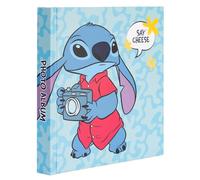 Disney Álbum de fotos tropical Coser 22 bolsillos rígidos de 16x16 cm, Azul