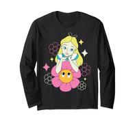Disney Alice in Wonderland Afternoon Flowers Retro Color Manga Larga