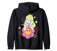 Disney Alice in Wonderland Afternoon Flowers Retro Color Sudadera con Capucha