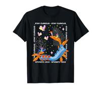Disney Alice in Wonderland Caterpillar Stay Curious Retro Camiseta