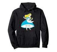 Disney Alice in Wonderland Down the Rabbit Hole Retro Colors Sudadera con Capucha