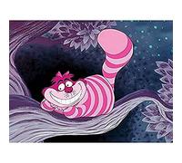 Disney Alicia en el país de Las Maravillas 60 x 80 cm Gato de Cheshire impresión de Lienzo