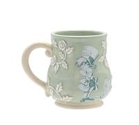 Disney - Alicia en el país de las maravillas - Taza verde relieve - Sombrerero loco - "Siempre puedes tomar más que Nada" Decoración y artículos de cocina, servicio de fiesta