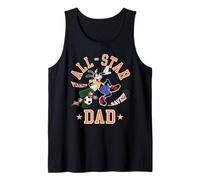 Disney "All-Star Dad" Goofy Chip 'n Dale Soccer Father's Day Camiseta sin Mangas