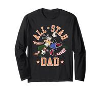 Disney "All-Star Dad" Goofy Chip 'n Dale Soccer Father's Day Manga Larga