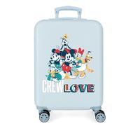 Disney Always Original Maleta de Cabina Azul 38x55x20 cms Rígida ABS Cierre de combinación Lateral 34L 2,7 kgs 4 Ruedas Dobles 0