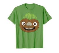 Disney and Pixar’s Elemental Clod Earth Big Face Costume Camiseta, Hombre, Hierba, S
