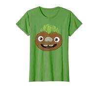 Disney and Pixar’s Elemental Clod Earth Big Face Costume Camiseta, Mujer, Hierba, XL