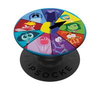 Disney and Pixar’s Inside Out 2 Emotions Wheel Mood Clock PopSockets PopGrip Adhesivo