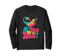 Disney and Pixar’s Up Kevin Dug My Favorite Day is Today Manga Larga, Unisex para Adultos, Negro, M