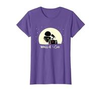 Disney and Pixar’s Wall-E and Eve Holiday Camiseta, Mujer, Morado Jaspeado, L