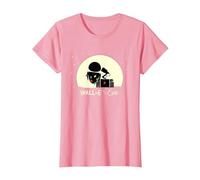 Disney and Pixar’s Wall-E and Eve Holiday Camiseta, Mujer, Rosado, 3XL