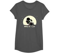Disney and Pixar’s Wall-E and Eve Holiday Camiseta, Niñas, Asfalto, XS