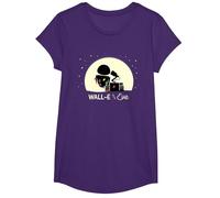 Disney and Pixar’s Wall-E and Eve Holiday Camiseta, Niñas, Morado, XS