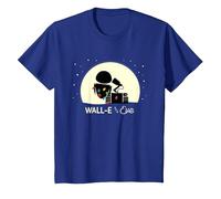 Disney and Pixar’s Wall-E and Eve Holiday Camiseta, Niños, Azul Real, 6 años