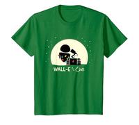 Disney and Pixar’s Wall-E and Eve Holiday Camiseta, Niños, Verde Kelly, 2 años