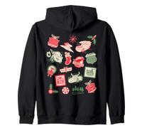 Disney and Pixar's Cars Christmas Stamps Holiday Collage Sudadera con Capucha