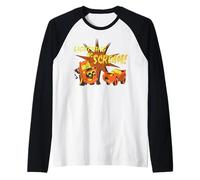 Disney and Pixar's Cars Halloween Mater Lightning McScream! Camiseta Manga Raglan